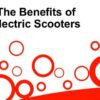 Advantages of Adult Electric Scooters