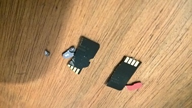 Causes of data loss from CF card
