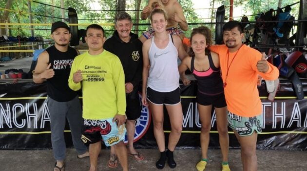 Visit Muay Thai workout as tourist